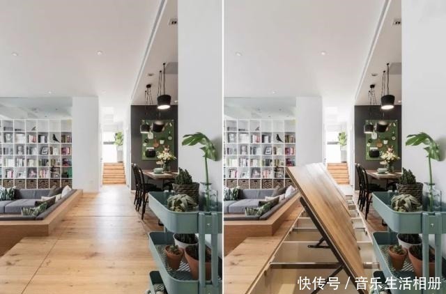 地台|60㎡小户型,地台抬高50公分后收纳能力绝了,整体效果极佳!