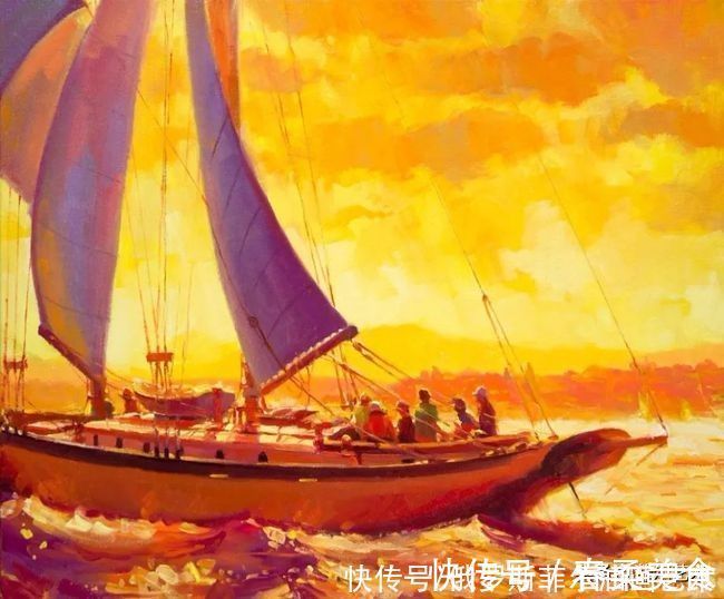 主旋律@史蒂夫·亨德森的油画以光线,生命和色彩为主旋律,好看极了