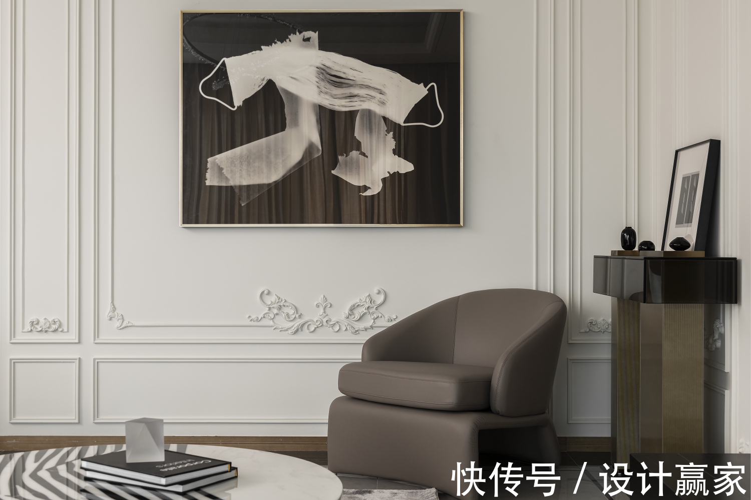 欧式|161㎡精致优雅四居,浪漫酒红+轻奢金,演绎欧式文艺范