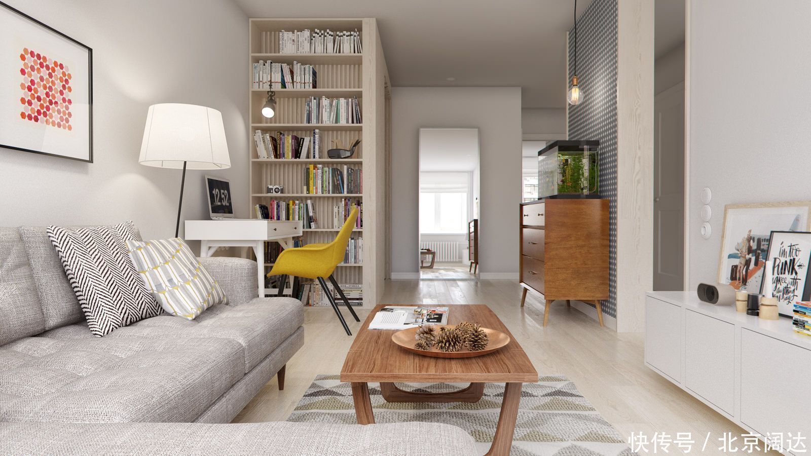 效果图|最适合小户型的装修设计超温馨,坚持自己想要风格就对了