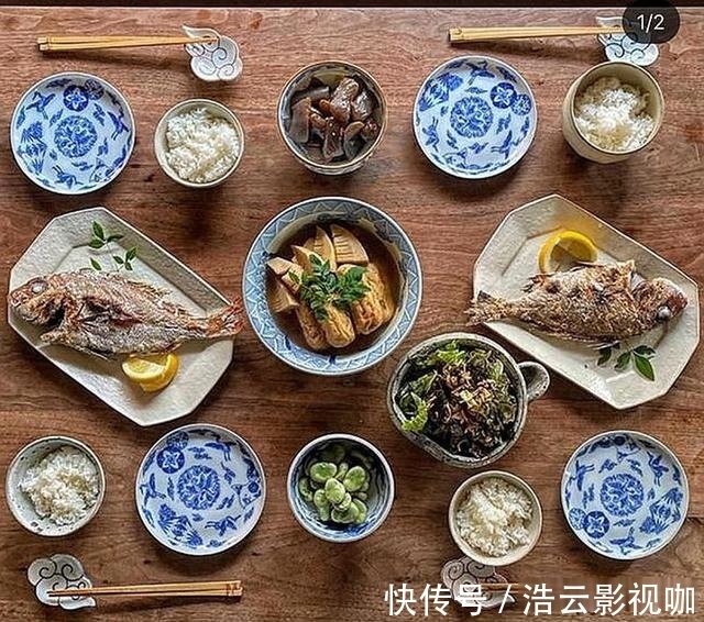 小海鲜|难怪日本人越来越长寿,看看日本女人给家人准备的三餐吧