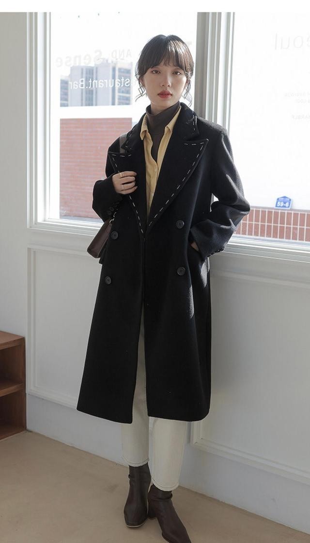 大长腿 秋冬不知道怎么穿,来试试“假两件”的组合搭配,好看又保暖