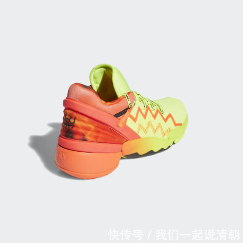球鞋|米切尔二代签名篮球鞋“橙绿撞色”版本发售,Adidas也开始玩转配色了