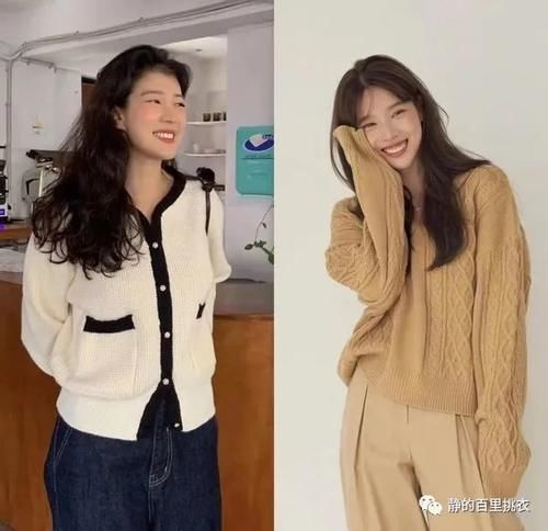 2021早春穿针织衫，学会穿法技巧的“精髓”，单穿叠穿都好看