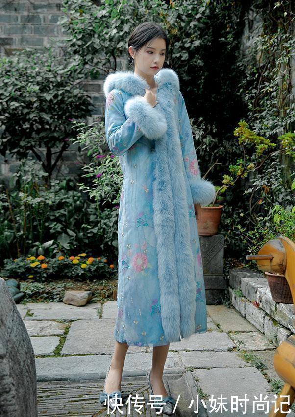 旗袍棉服|嫌羽绒服太臃肿? 今冬试试这3件“复古”棉服, 温暖显瘦还提气质