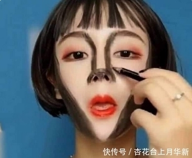 女孩|女孩因为自己的脸大,特意化了美美的妆容,像是刚韩国整容回来