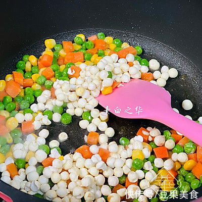 玉珠|玉珠归巢 虫草花和鸡头米搭配的纯净素食