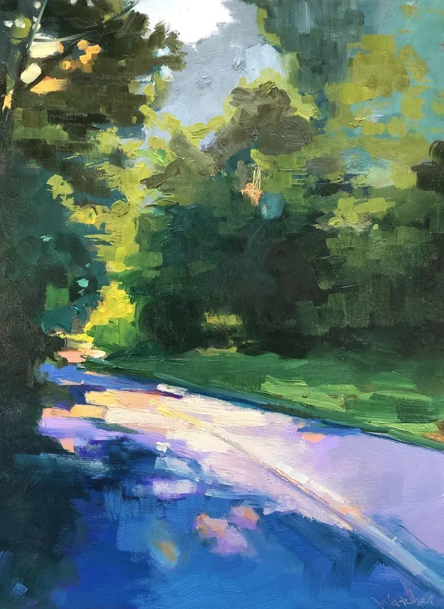 笔力独到，气势如虹，看看这二位的油画