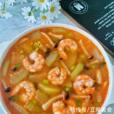 清热|夏日必备！低脂鲜美！清热消暑！虾仁冬瓜汤