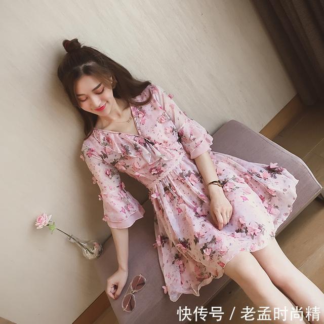 雪纺连衣裙|彰显气质的高颜值连衣裙,你确定还不出手