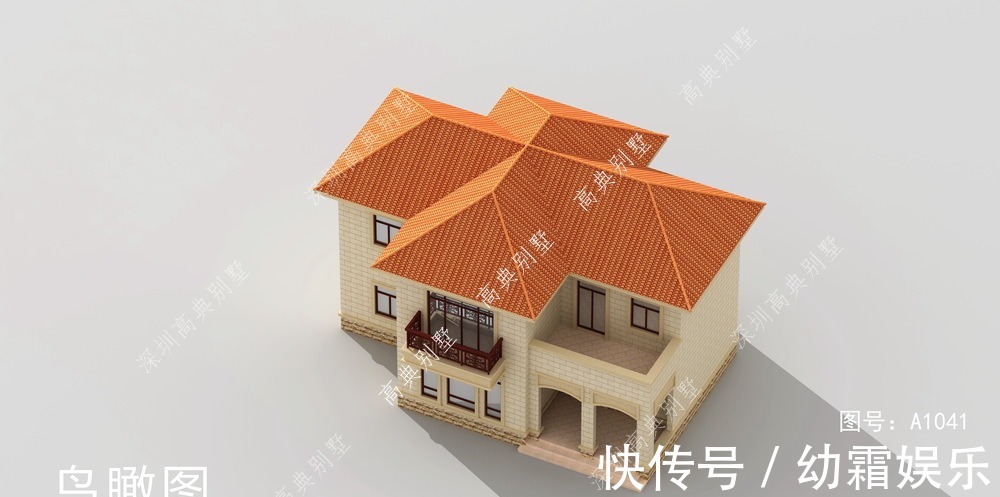 别墅|欧式两层别墅,成本实惠,是值得盖的好房子。