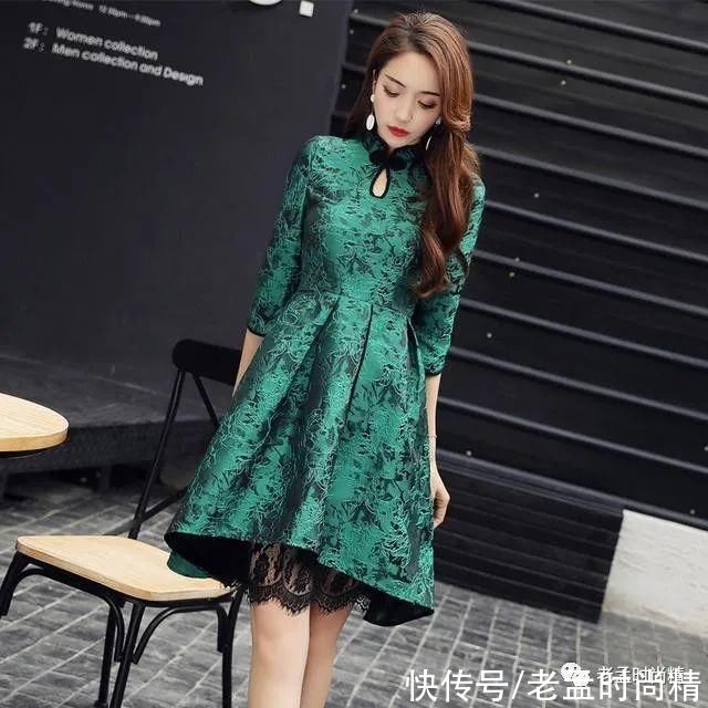 衣绣盘扣花|衣绣盘扣花，心有千千结，高品质新款旗袍彰显女人百转千回的温柔