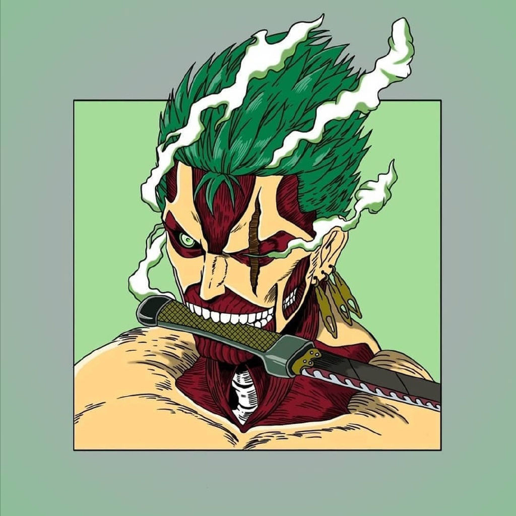 罗宾|当草帽团集体巨人化,索隆叼着“水果刀”,娜美化身“雷电女王”