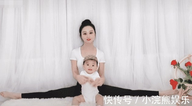 瑜伽|“最飒小姨”瑜伽式带娃火了,网友娃好可爱,让我抱抱娃他姨