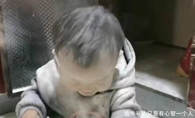 萌娃|趁妈妈不注意,萌娃钻进面粉桶嬉戏,外婆做法实力演绎“隔代亲”