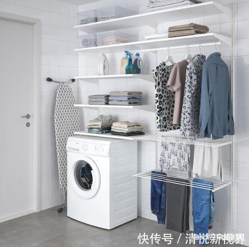 占地方|阳台别装传统晾衣架了，现在流行装这种，方便实用，还不占地方