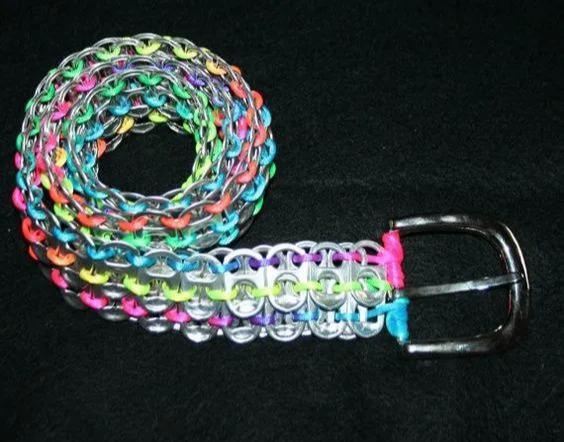 易拉罐喝完别扔，把环收集，简单的改一改，可做出很多妙用作品