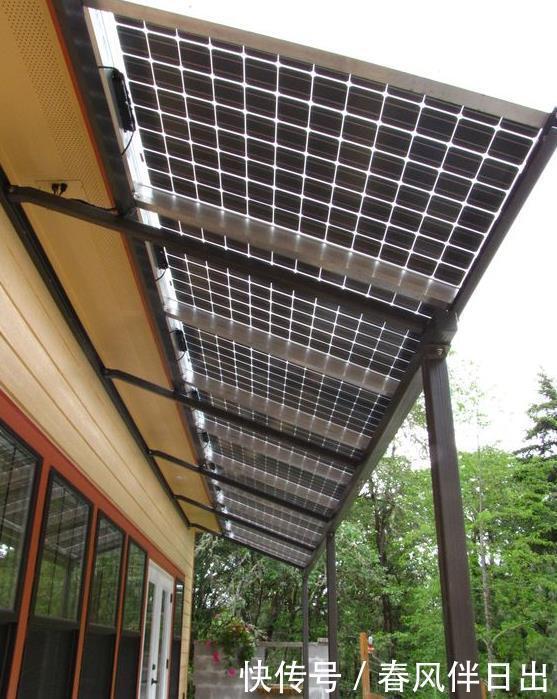 廊架|院子搭廊架也要有讲究,现封顶都用这种板,防雨隔热,一举多得