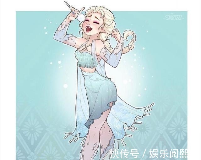 下图|“画风奇特”的迪士尼公主,有人爱到不行,有人却接受无能