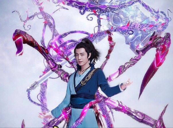 明星和国漫主角绑定在一块，肖战和杨洋都很经典