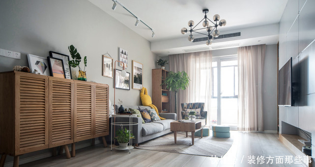 三居室|120平北欧风三居室,各个居室柔和淡雅,独立且相融