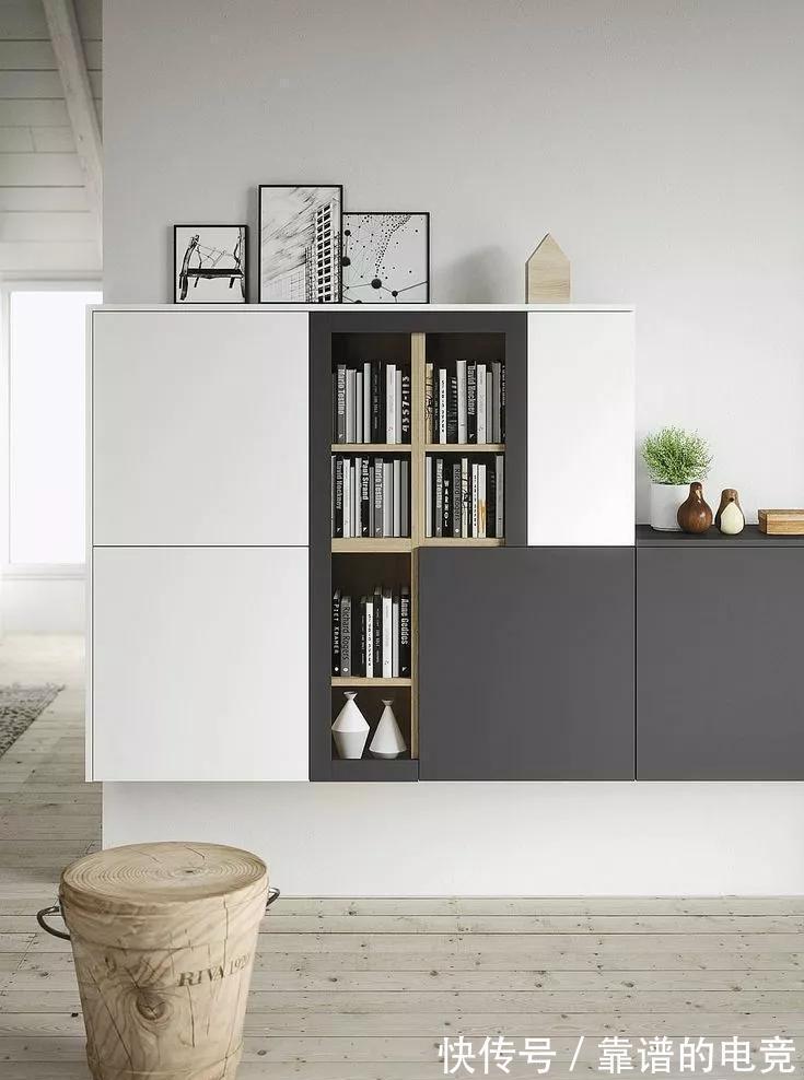 墙面|头一次看到做在墙上的柜子,怎么可以这么漂亮?