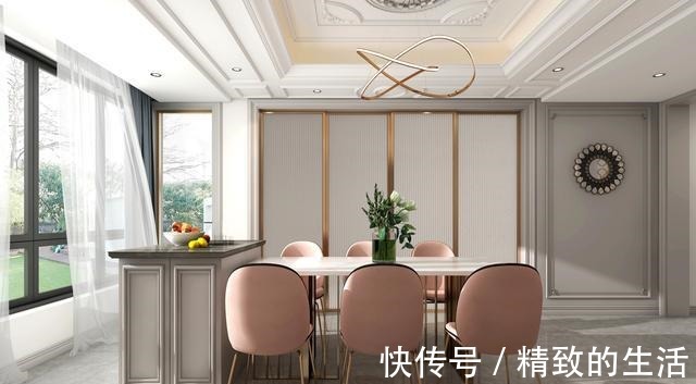 布置|168㎡现代轻奢,粉和绿等元素的润色,让居住环境活泼又优雅!