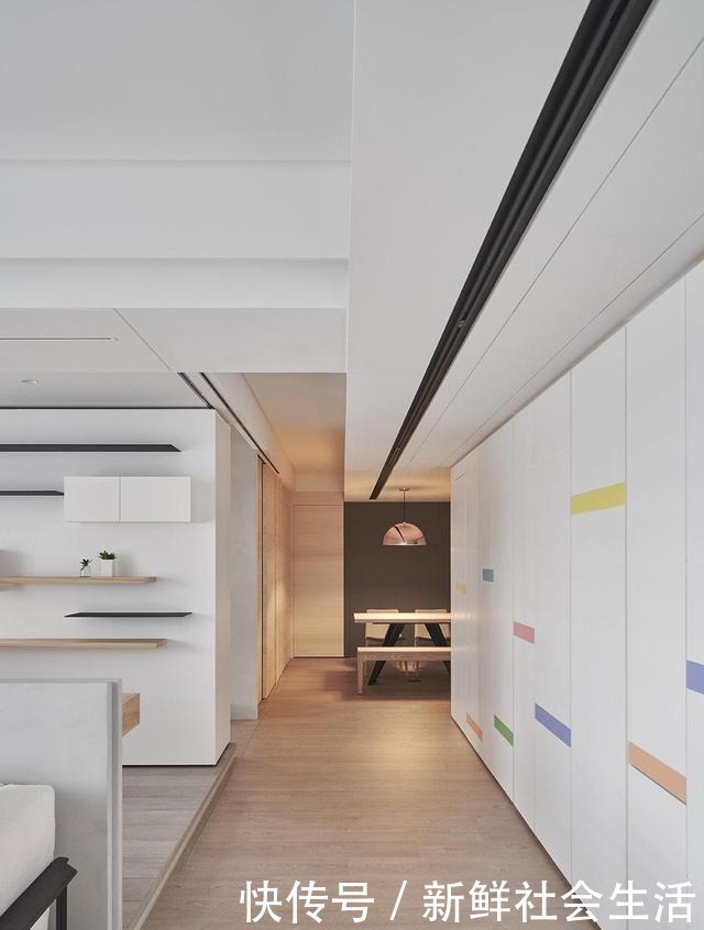 走廊|这是我见过最干净的家，将卧室悬空，完工堪比多间房，太实用了！