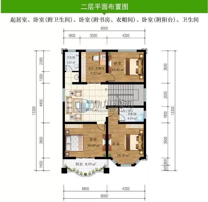 别墅|开间9米，二层农村小别墅，造价27万，在农村很抢手