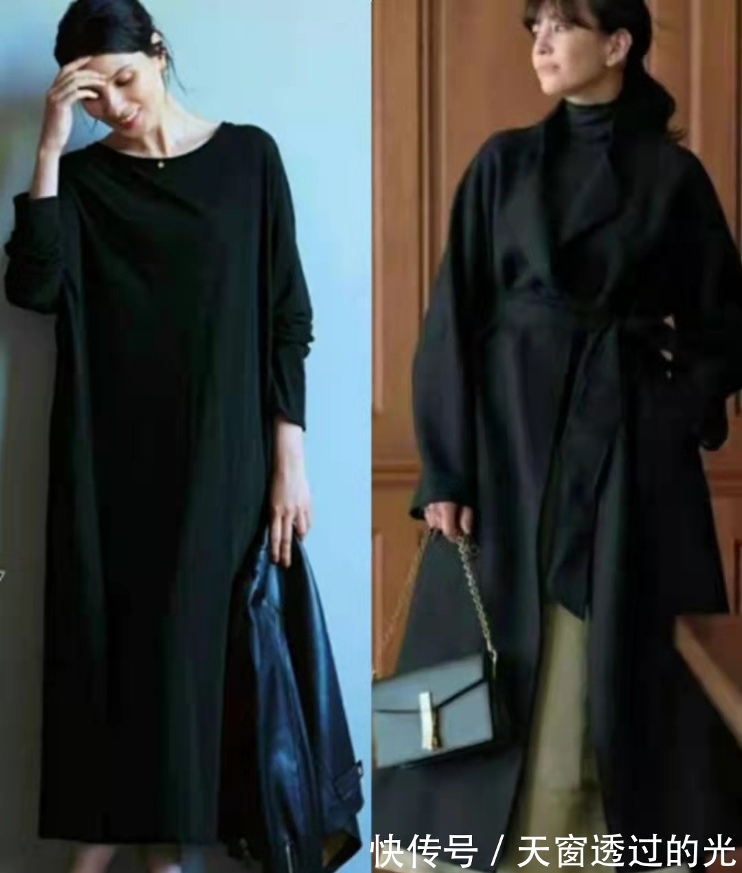 单品 日杂秋季穿搭被黑色“承包”了,优雅又显贵,高级感原来这么简单