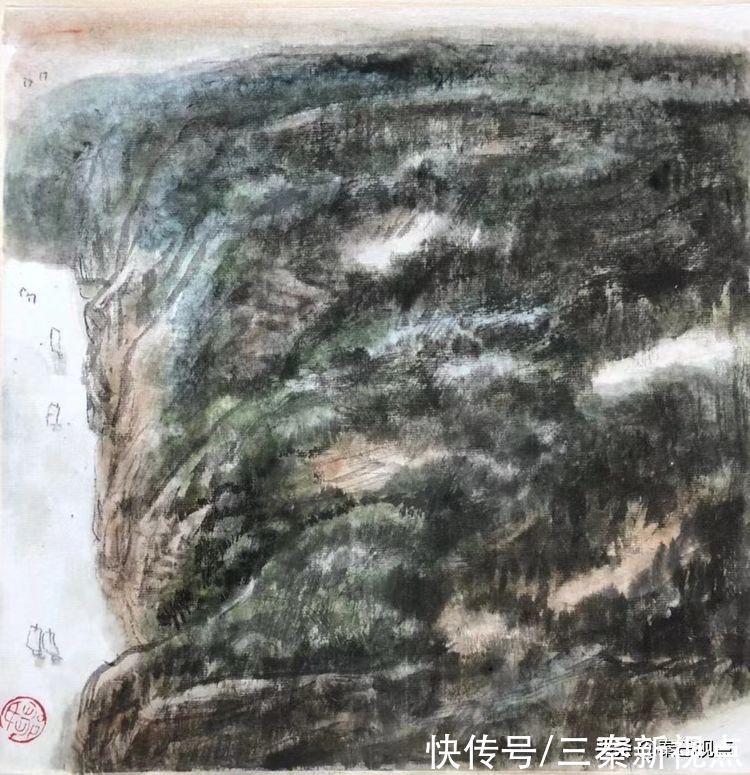 陕西#大美山河在巫溪——陕西当代国画艺术研究院赴重庆巫溪写生