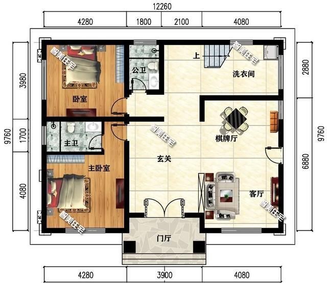 风景|老家风景美如画,配上我家的新房子,这画面美得令人心动!