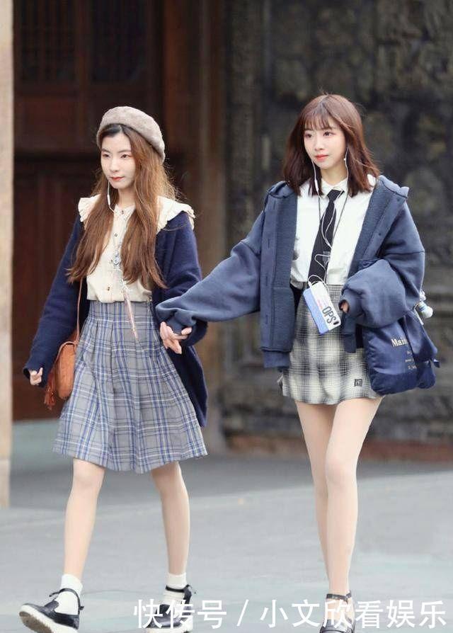 校园|可爱的校园风,适合长腿的短裙,气质更显娇俏