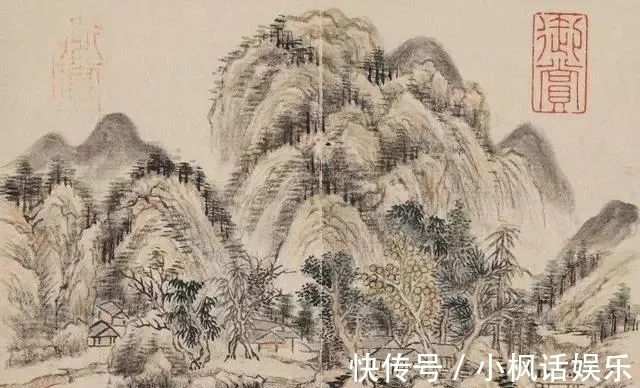 董邦达$一个拿皇家俸禄的画家|董邦达小品山水画