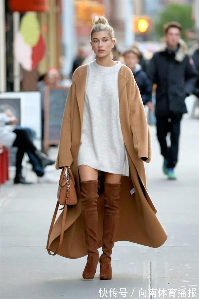 冬季 短靴今年不“受宠”了!如今流行“长大衣+长靴”,美出新高度