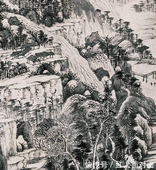 山水画|用山水画表达生命的意义,王鉴绘《秋林山色》