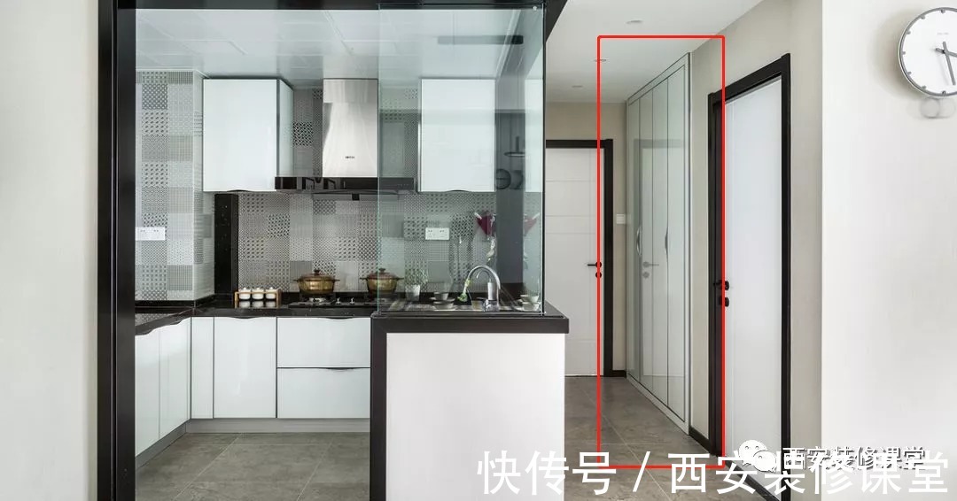 空间|牺牲墙体镶嵌收纳柜,实用而且好看