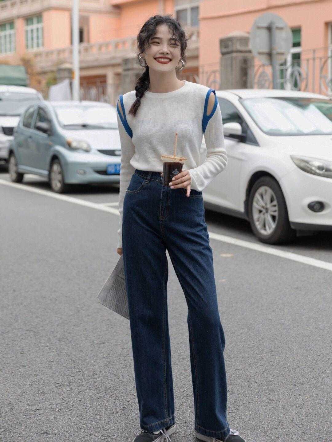 穿搭|小个子女生这样穿,有点甜,还特别时髦,显高还显瘦