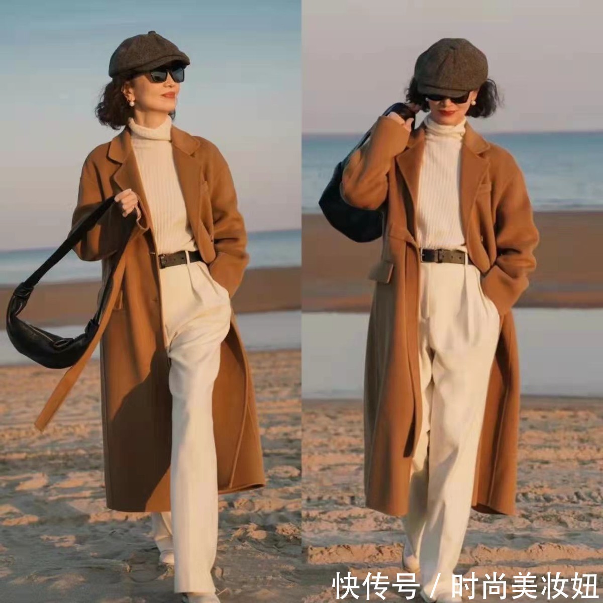 搭配|“大衣+毛衣”,入冬后的神仙组合搭配,温暖实用又显气质