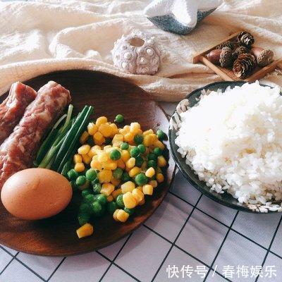 腊肠炒饭|有了这些简单美味.无敌巨好吃的腊肠炒饭,实力下酒