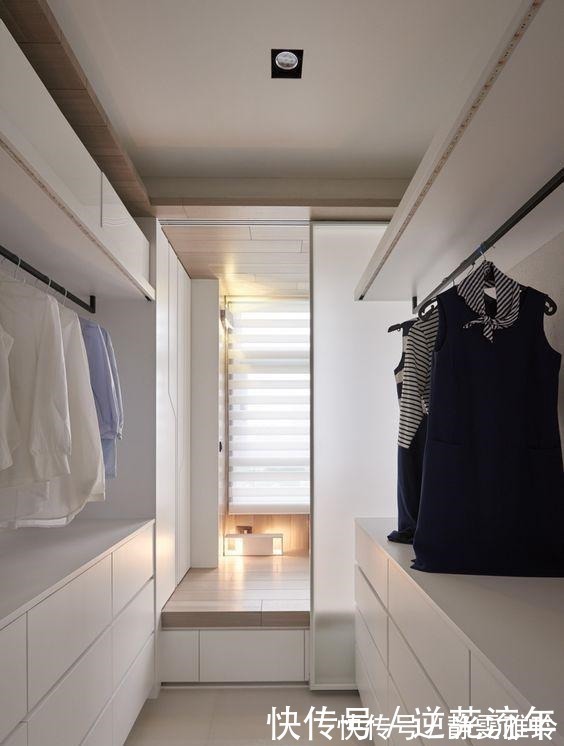 衣柜|头次见日本人的衣柜,一块隔板都用不着,却收拾得井井有条,厉害!