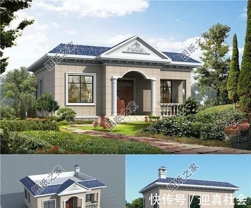 卧室|适合农村75平宅基地的自建房图，总有一款是你的心头好