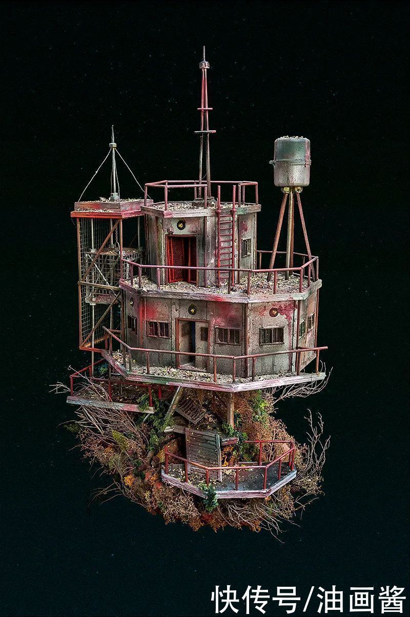 微型艺术家历时4年,打造了一个破败的世界,精致程度让人叹服