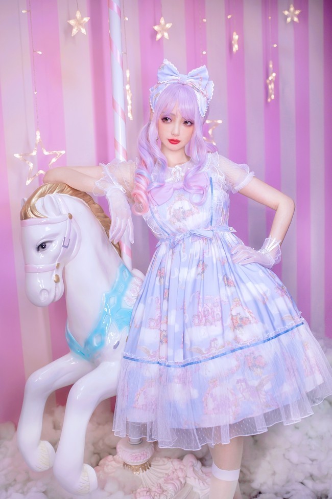 Lolita|Lolita:云阶花园,夏日蜜桃