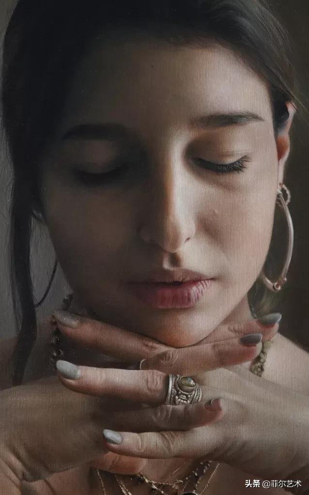 安妮·罗达!法国画家安妮·罗达超高清、超写实人物油画作品欣赏