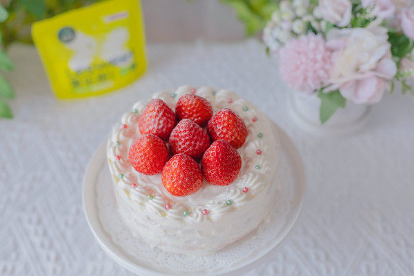 0卡糖草莓蛋糕
