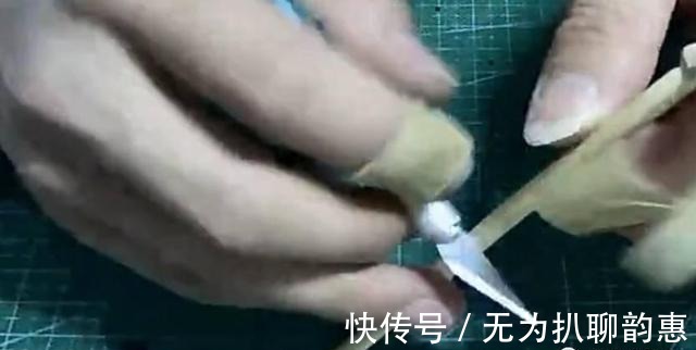 王者榮耀|圖文教程 一次性筷子制作王者榮耀白起 死神之鐮