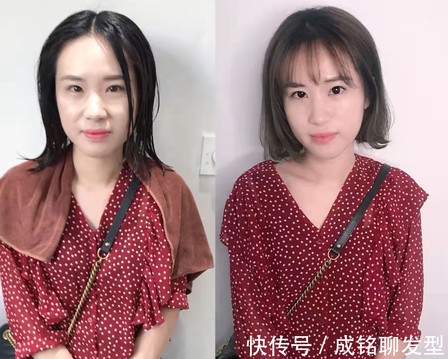 右图 发型对女人太重要,看完这几组对比你就明白,时尚减龄还显脸小