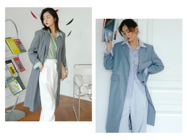 个子 穿搭怎么能少了风衣!这么穿气质又时髦太美了,各色各样很高级