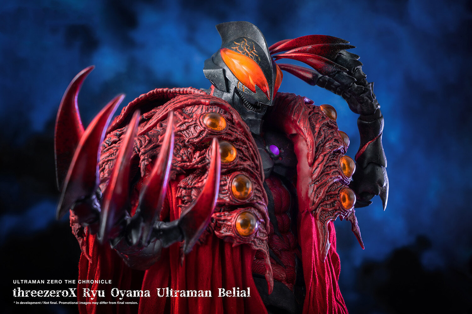 奥特曼|贝利亚奥特曼神级手办来了,全身87处可动,一看价格我扭头就走